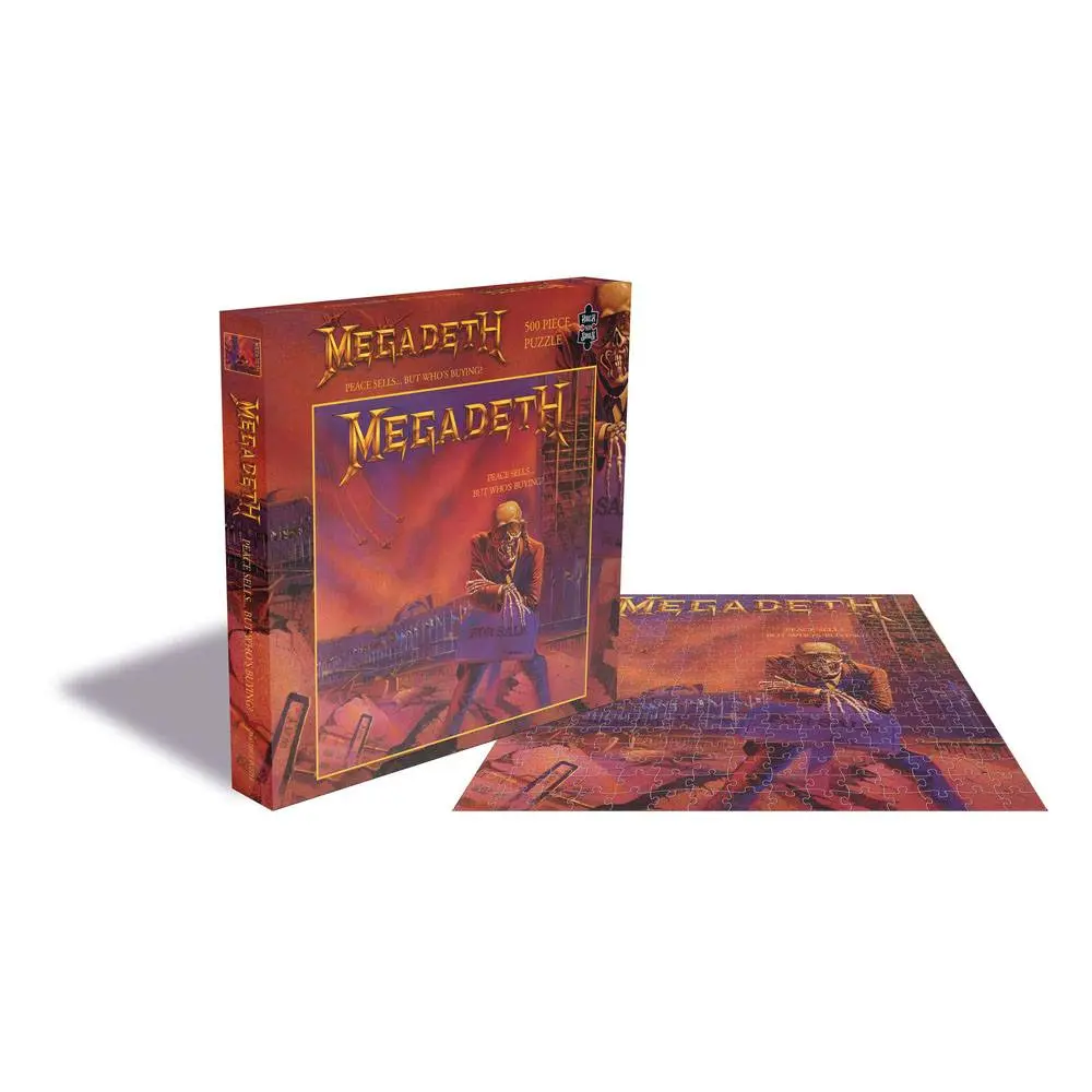 Megadeth Rock Saws Jigsaw Puzzle Peace Sells... But Who´s Buying (500 pieces) product photo
