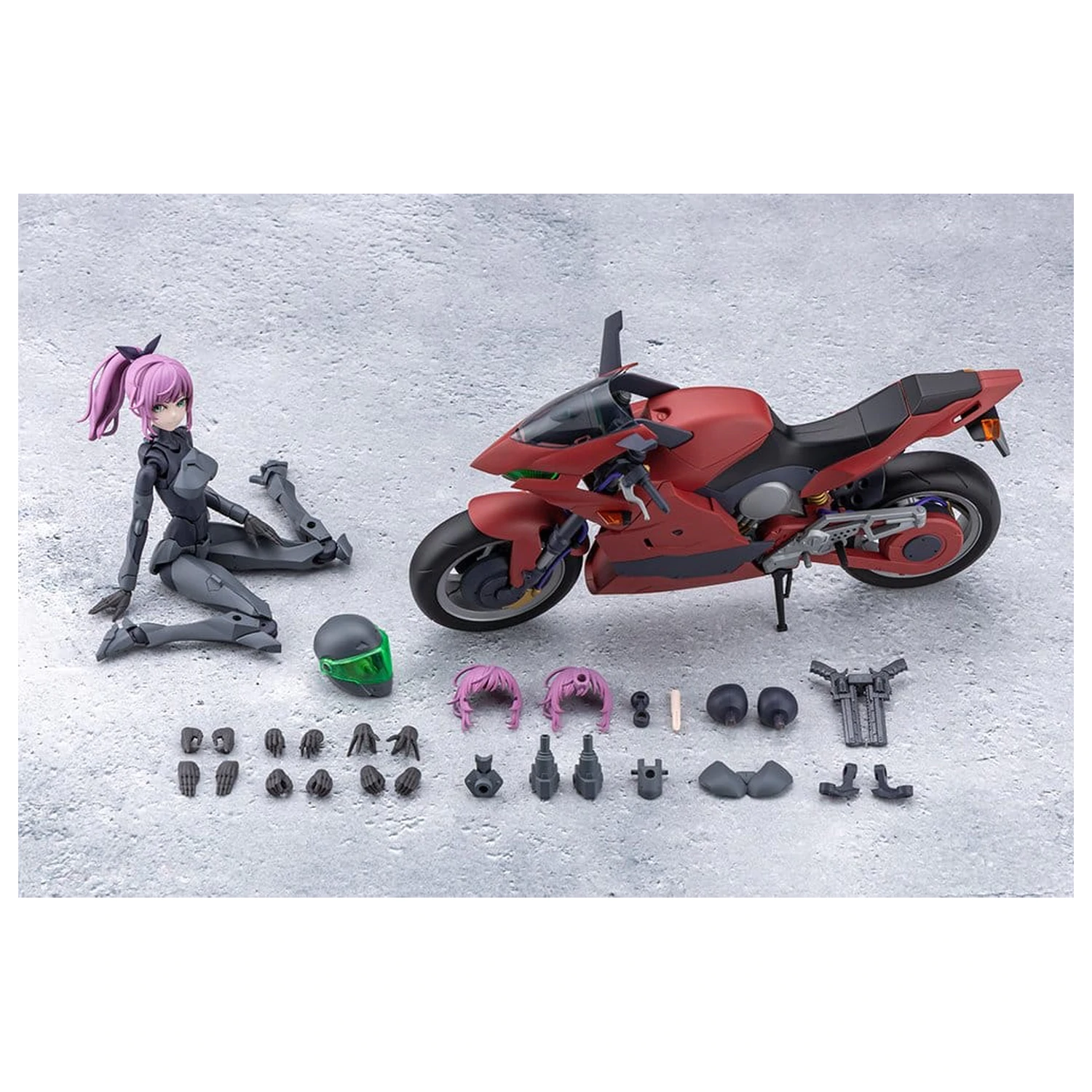 Megalomaria Unlimited Universe Plastic Model Kit Emulator Riding Package 16 cm product photo