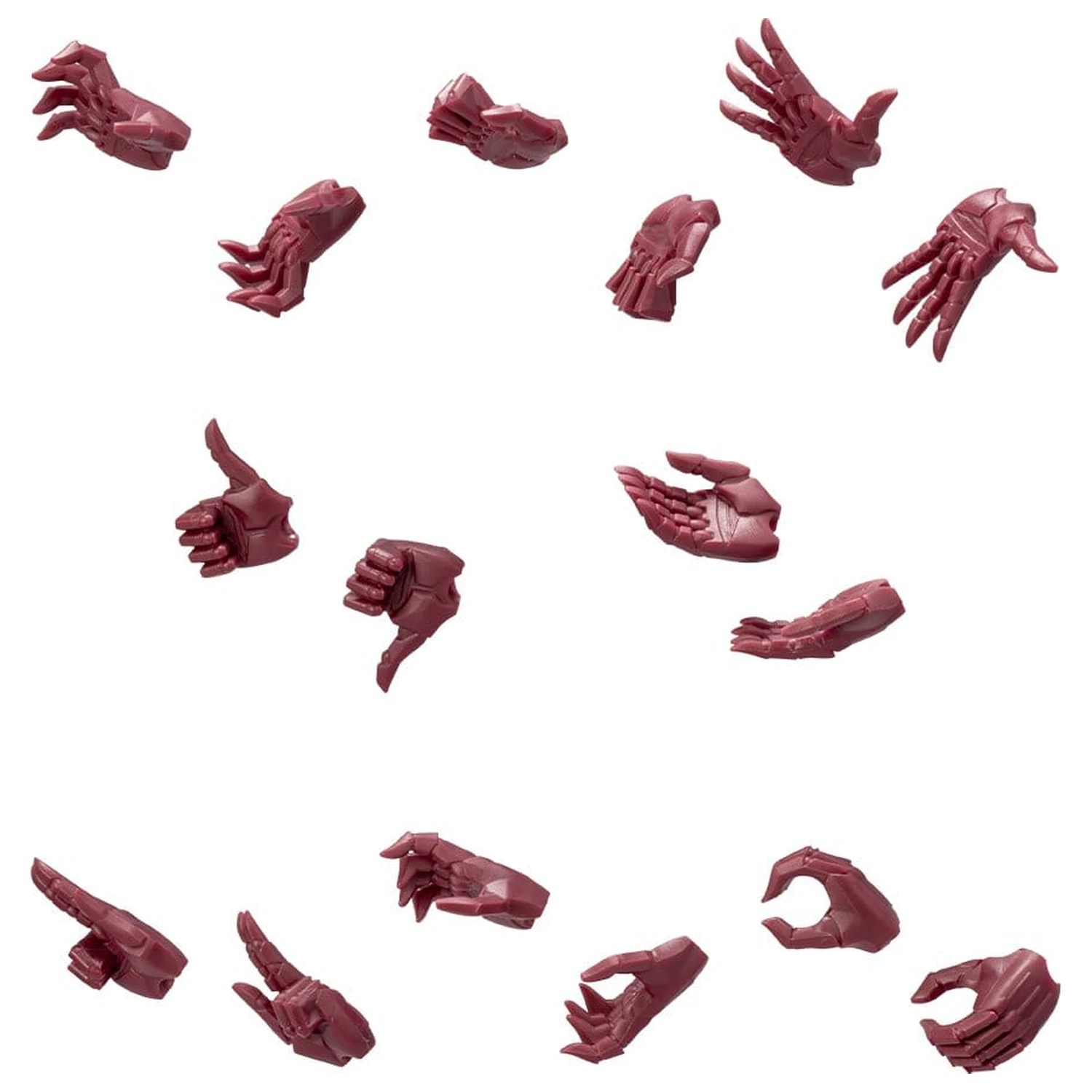 Megalomaria Unlimited Universe Model Kit Accessory Set Ex Hand Unit Male Type A Red Ver. product photo