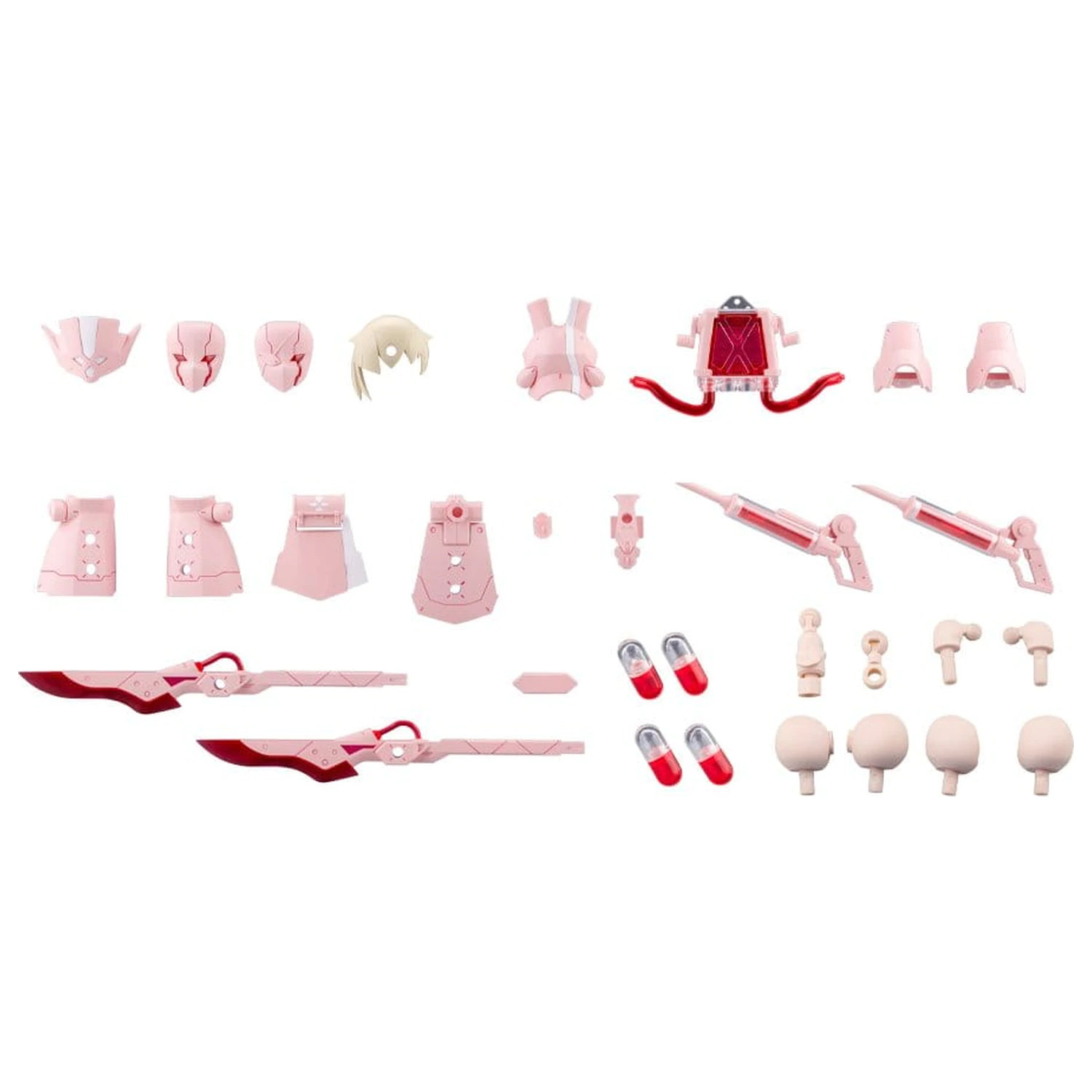Megalomaria Unlimited Universe Plastic Model Kit Accessory Set Metamorphose Unit Exarmor Pink Nurse product photo