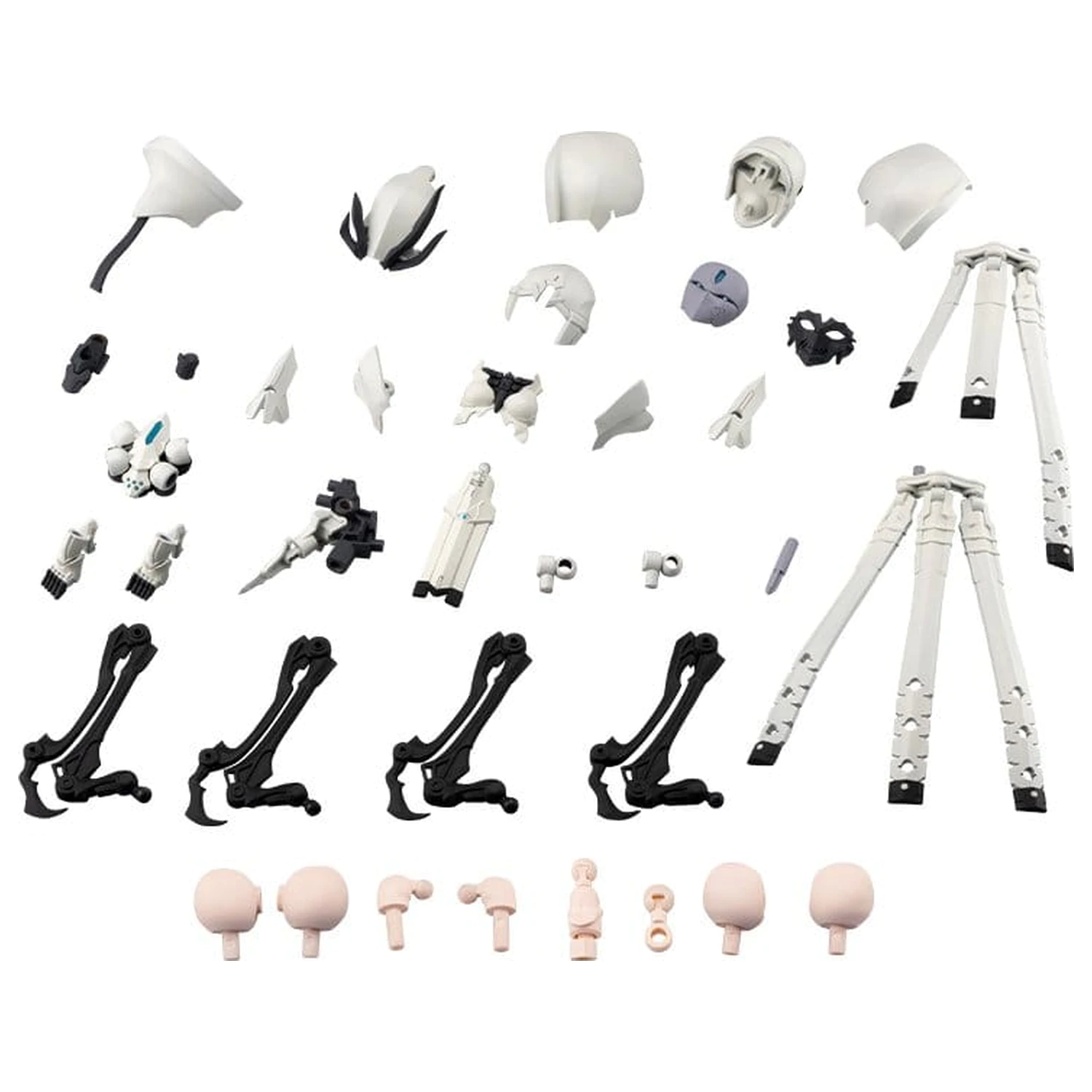 Megalomaria Unlimited Universe Plastic Model Kit Accessory Set Metamorphose Unit Exarmor White Sorceress product photo