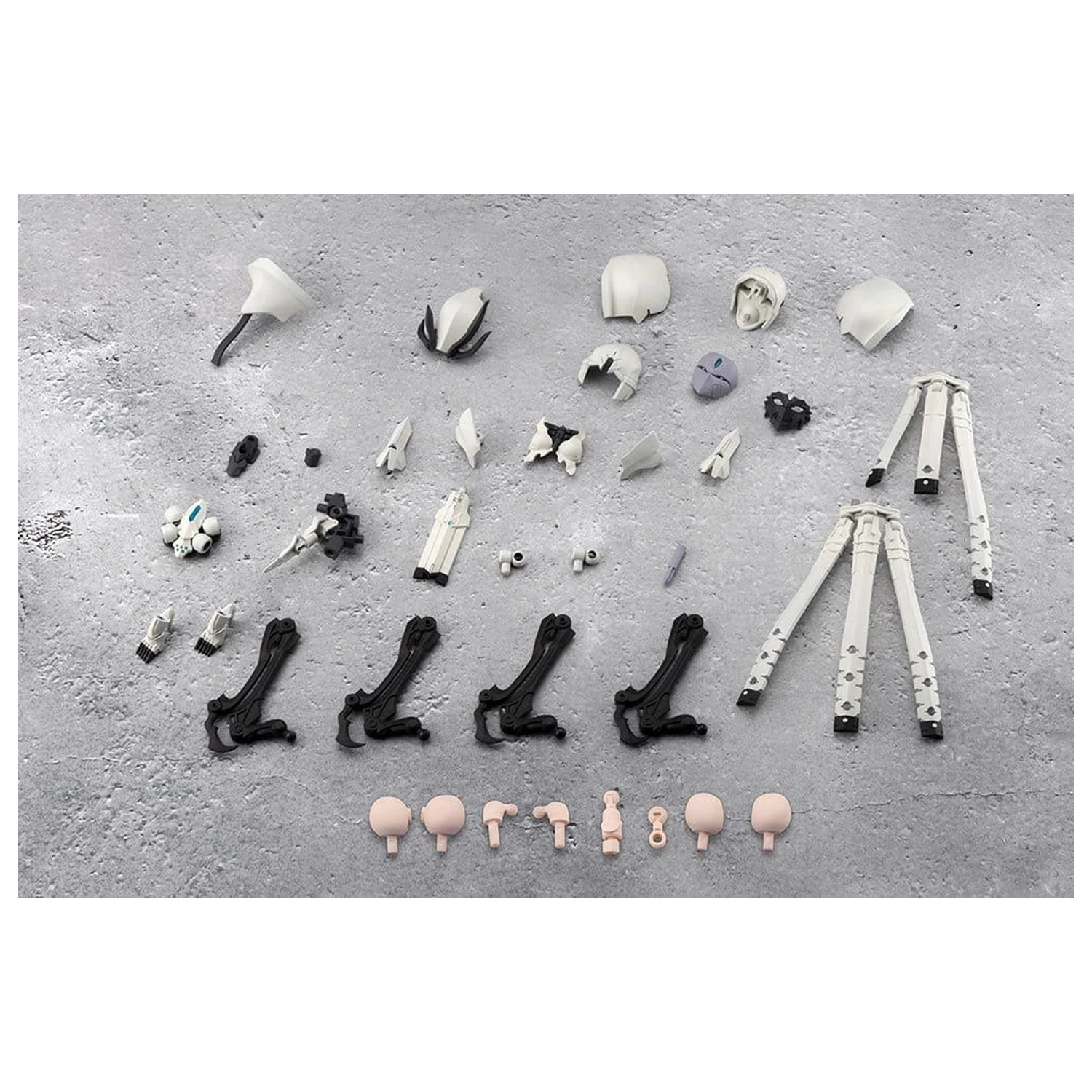 Megalomaria Unlimited Universe Plastic Model Kit Accessory Set Metamorphose Unit Exarmor White Sorceress product photo