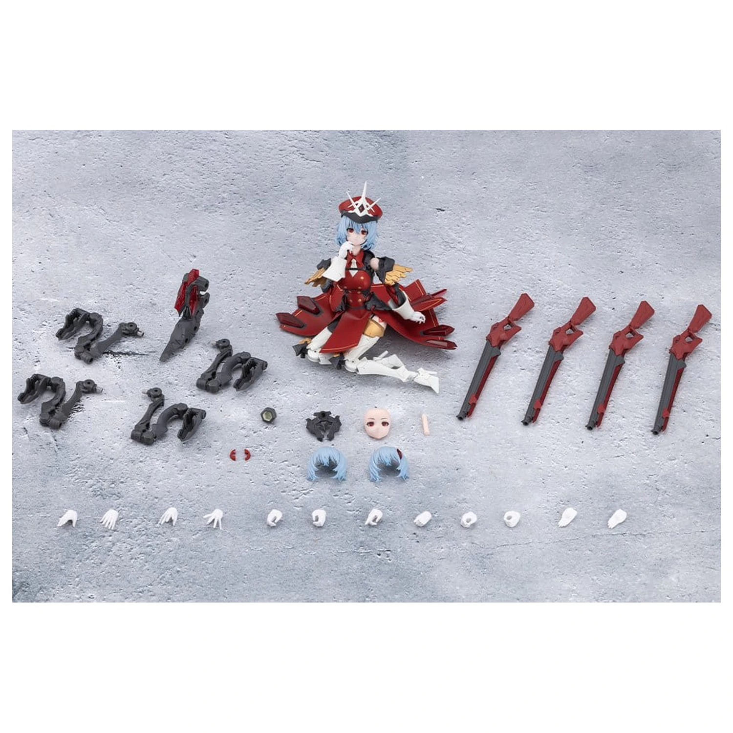 Megalomaria Unlimited Universe Plastic Model Kit Sana Akabishi Dress Code 16 cm product photo