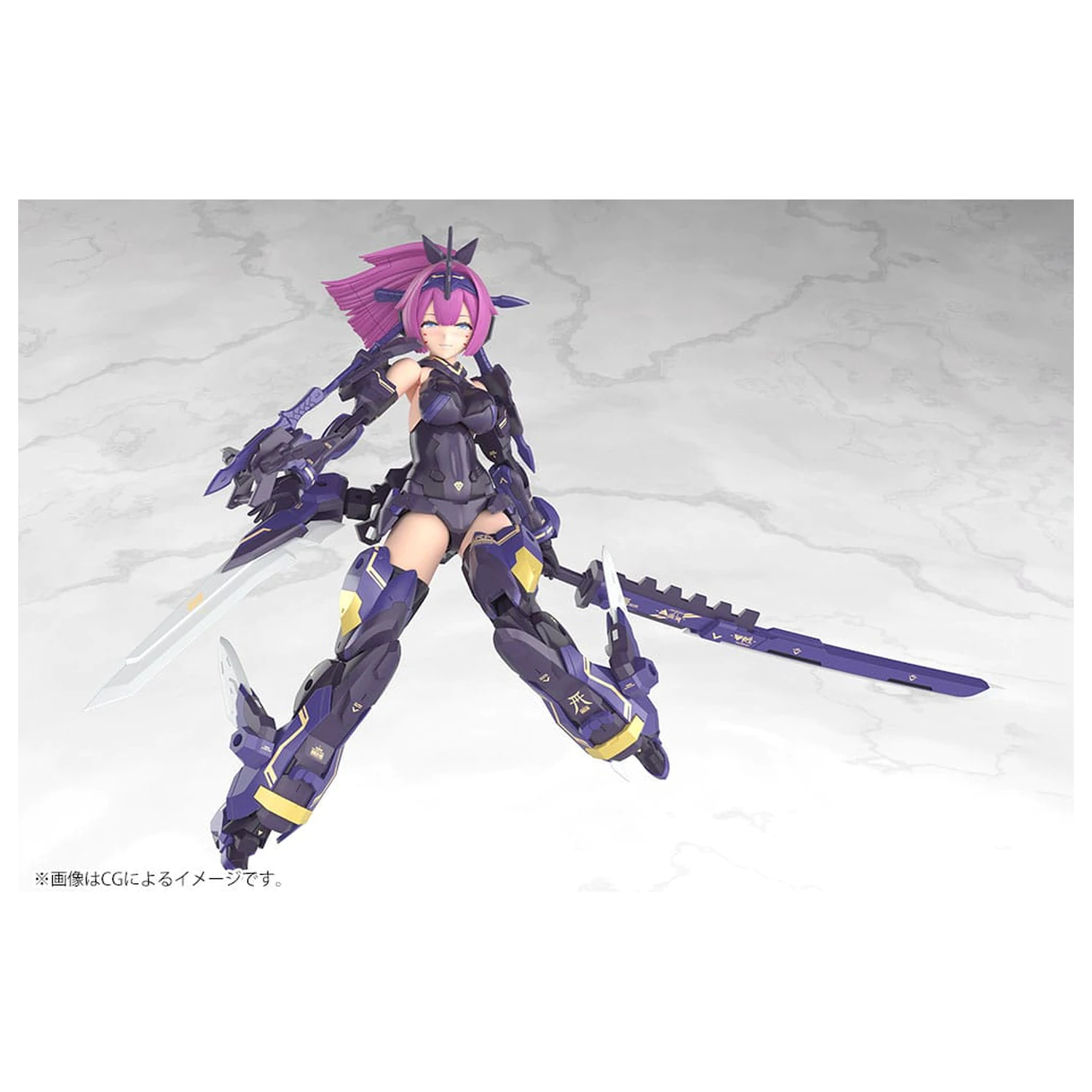 Megami Device Plastic Model Kit 1/1 Asra Archer Kizuna Shadow Edition Full Package 14 cm  product photo