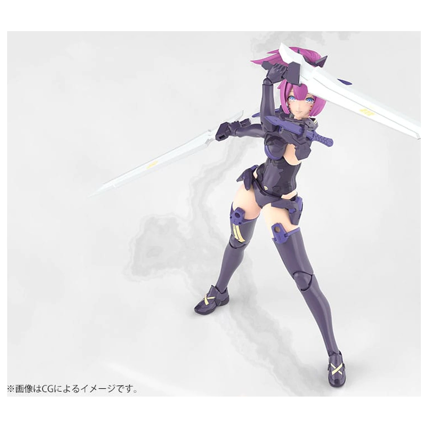 Megami Device Plastic Model Kit 1/1 Asra Archer Kizuna Shadow Edition Full Package 14 cm  product photo