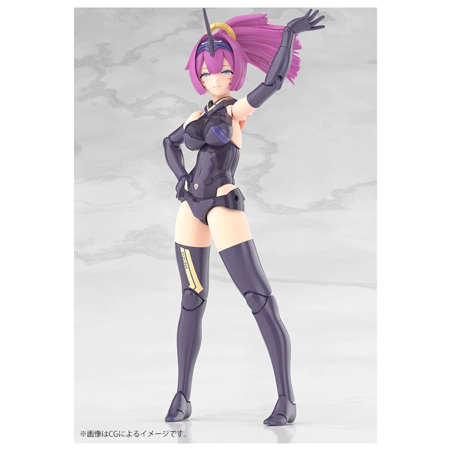 Megami Device Plastic Model Kit 1/1 Asra Archer Kizuna Shadow Edition Full Package 14 cm  product photo