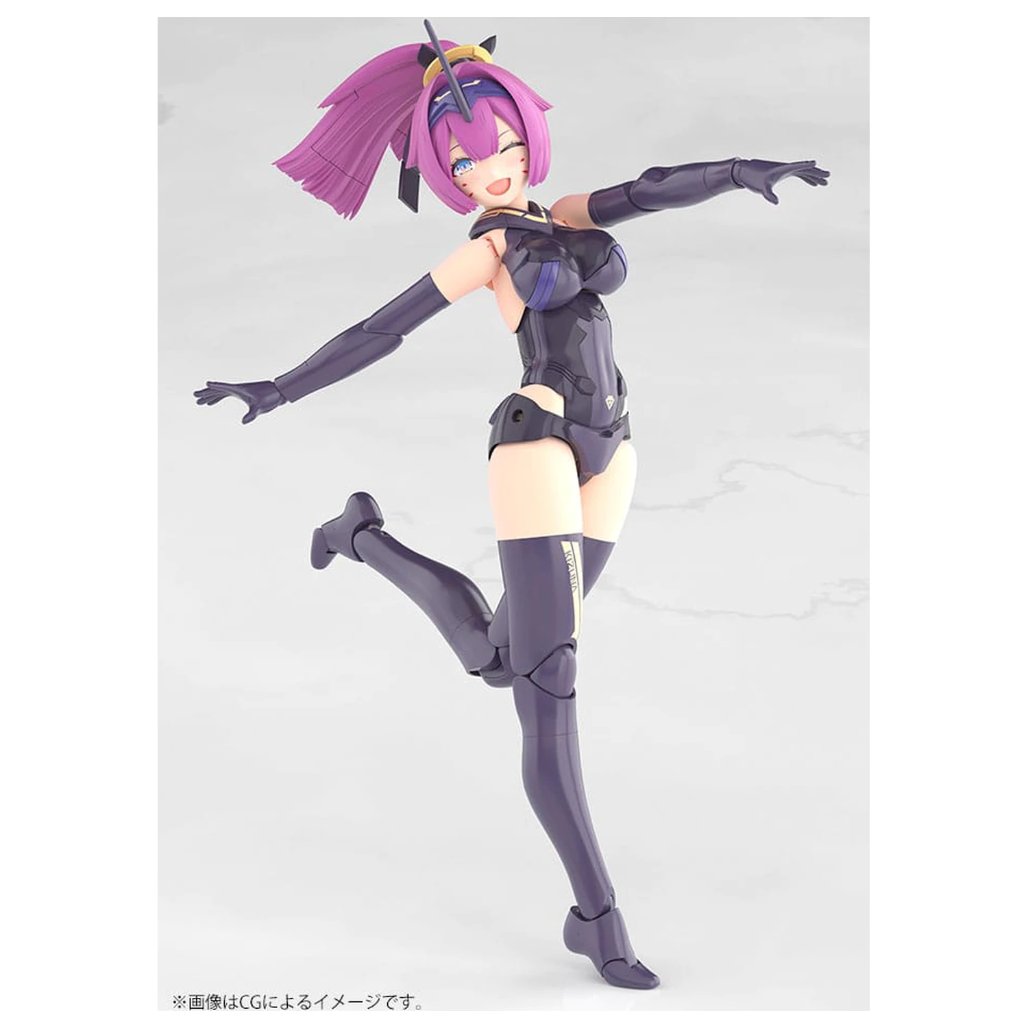 Megami Device Plastic Model Kit 1/1 Asra Archer Kizuna Shadow Edition Full Package 14 cm  product photo