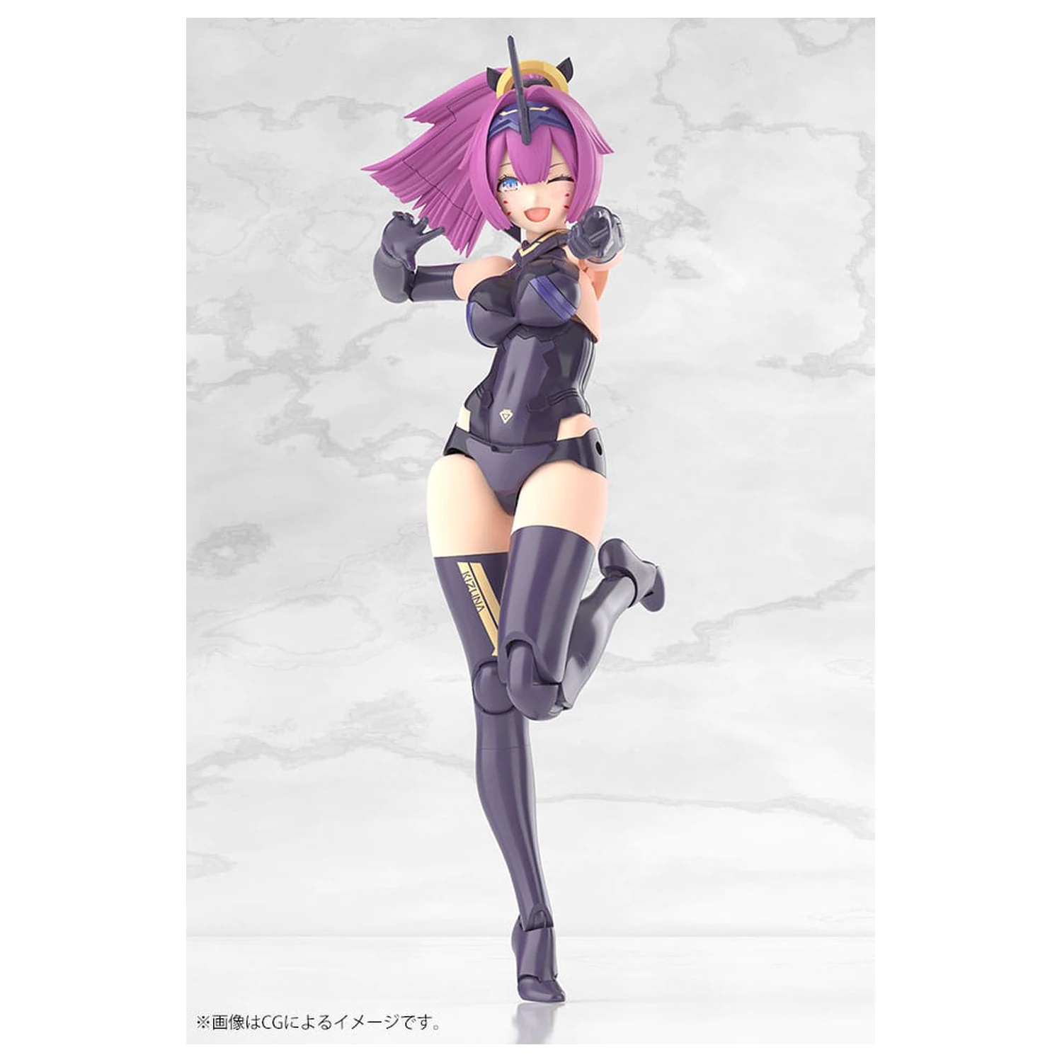 Megami Device Plastic Model Kit 1/1 Asra Archer Kizuna Shadow Edition Full Package 14 cm  product photo