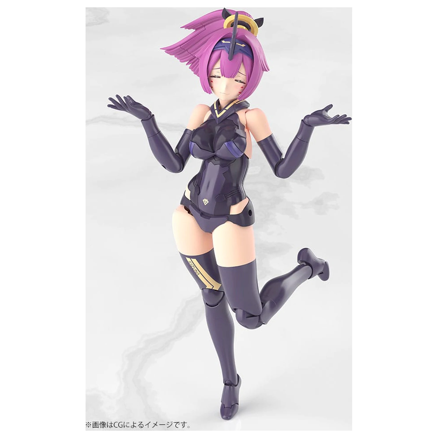 Megami Device Plastic Model Kit 1/1 Asra Archer Kizuna Shadow Edition Full Package 14 cm  product photo