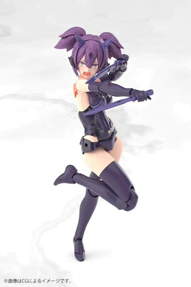 Megami Device Plastic Model Kit 1/1 Asra Ninja Kaname Shadow Edition Full Package 14 cm  product photo