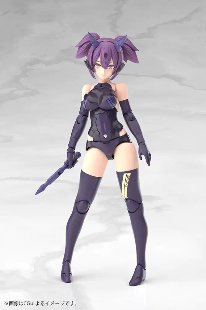 Megami Device Plastic Model Kit 1/1 Asra Ninja Kaname Shadow Edition Full Package 14 cm  product photo