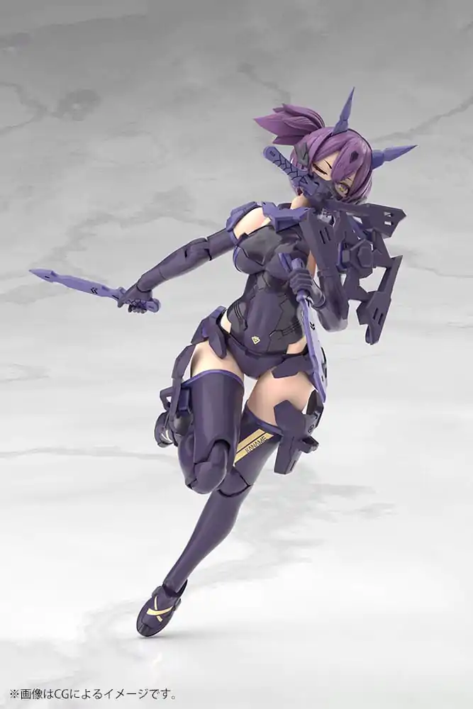 Megami Device Plastic Model Kit 1/1 Asra Ninja Kaname Shadow Edition Full Package 14 cm  product photo