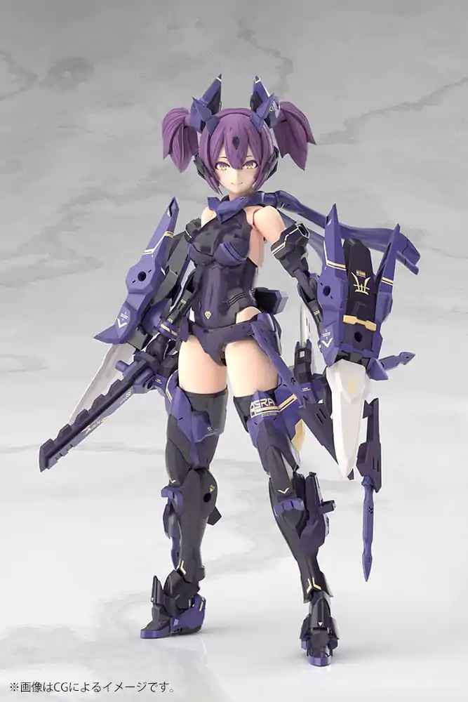 Megami Device Plastic Model Kit 1/1 Asra Ninja Kaname Shadow Edition Full Package 14 cm  product photo