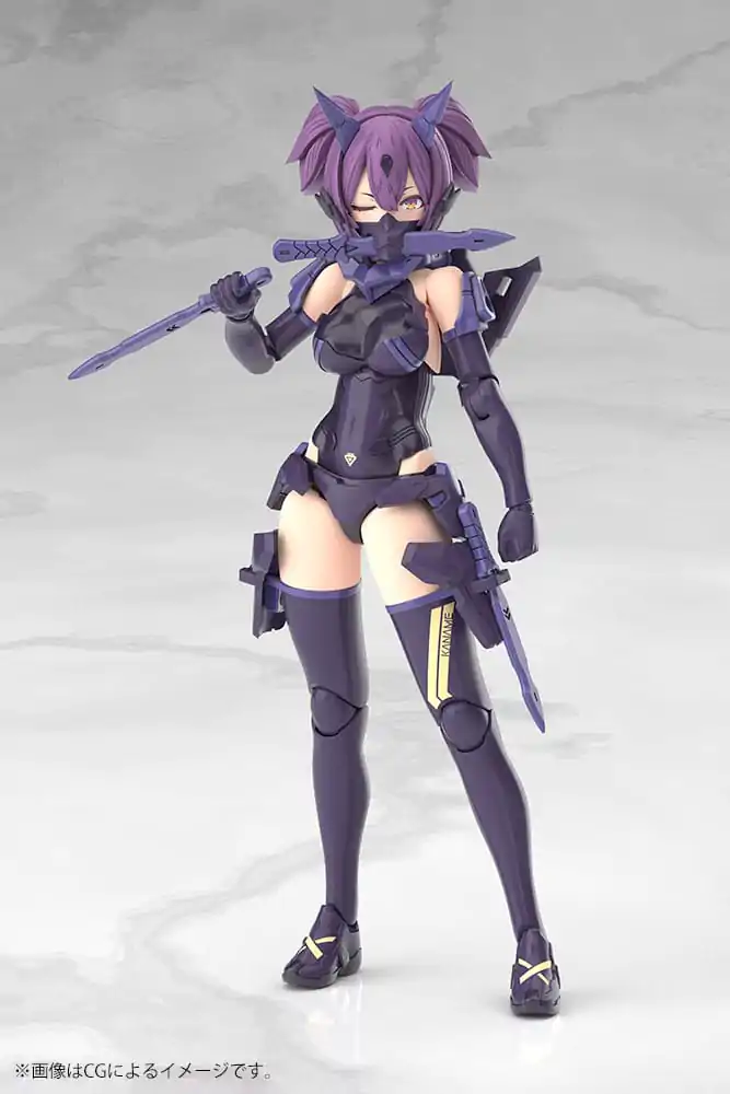 Megami Device Plastic Model Kit 1/1 Asra Ninja Kaname Shadow Edition Full Package 14 cm  product photo