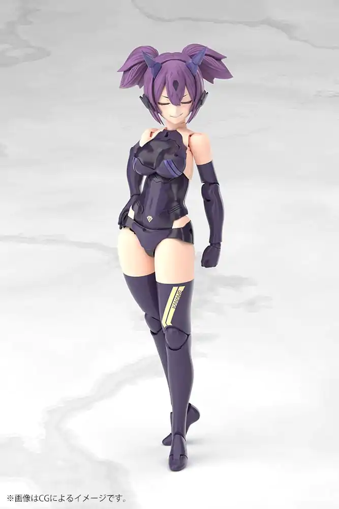 Megami Device Plastic Model Kit 1/1 Asra Ninja Kaname Shadow Edition Full Package 14 cm  product photo