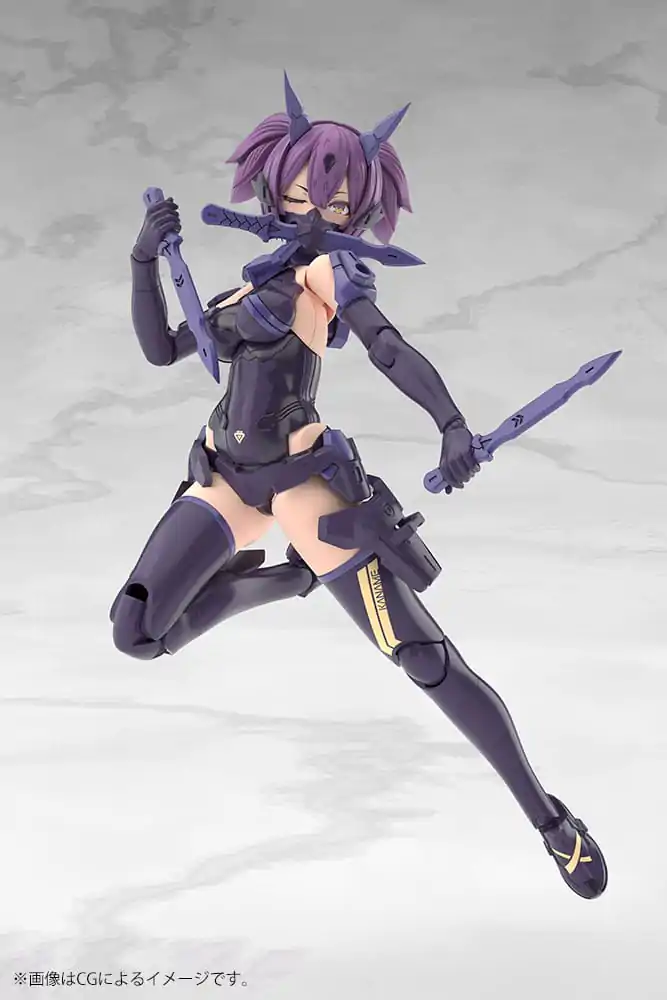 Megami Device Plastic Model Kit 1/1 Asra Ninja Kaname Shadow Edition Full Package 14 cm  product photo