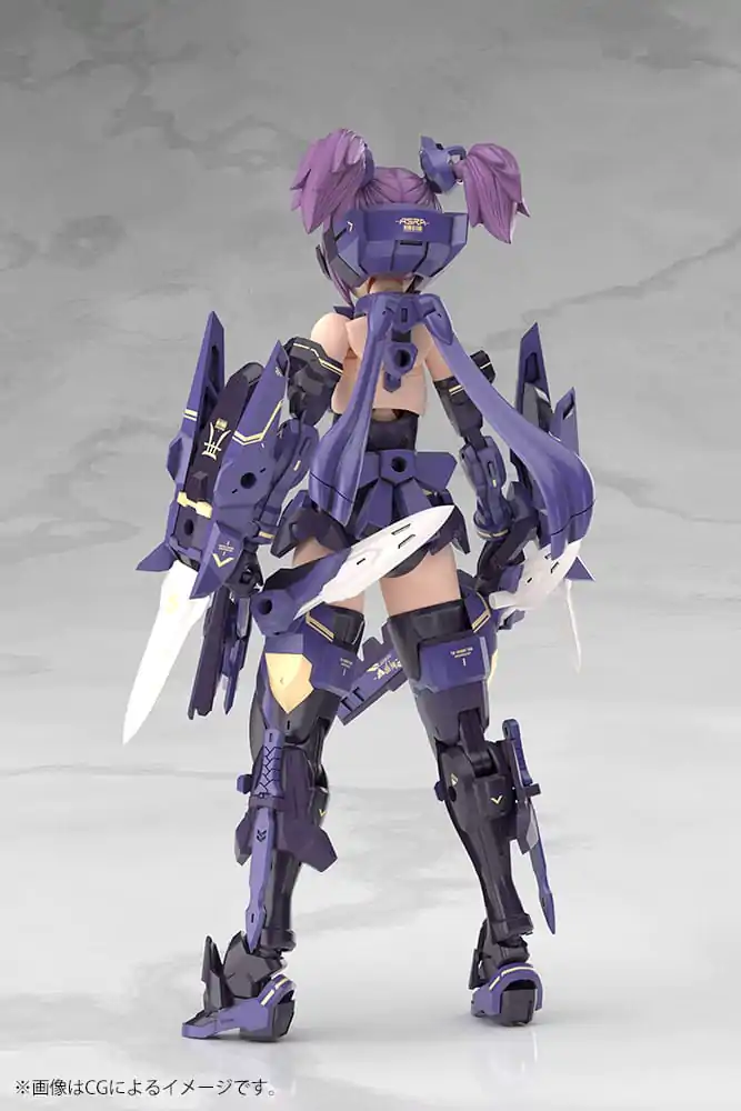 Megami Device Plastic Model Kit 1/1 Asra Ninja Kaname Shadow Edition Full Package 14 cm  product photo