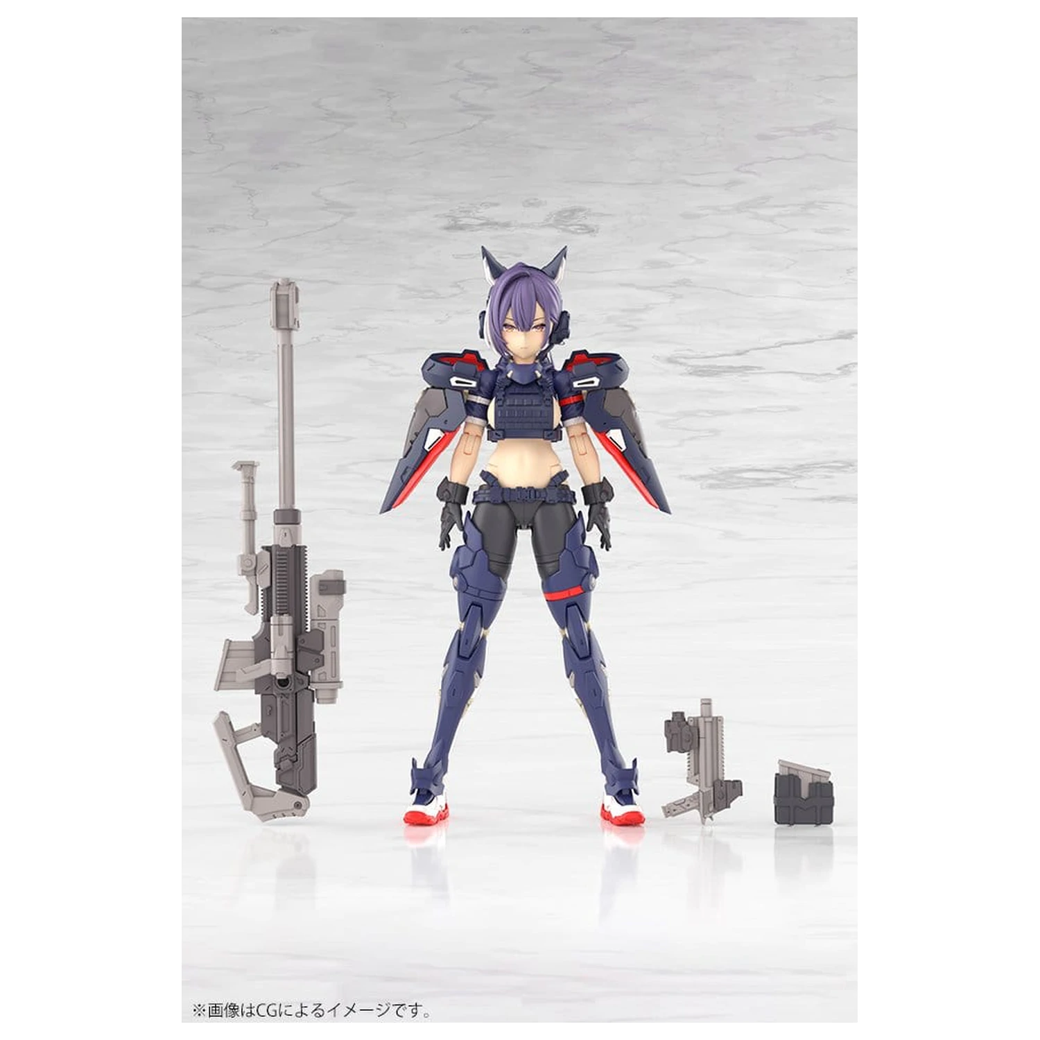 Megami Device Plastic Model Kit 1/1 Yggdrasis Skoll Sharpshooter 16 cm           product photo
