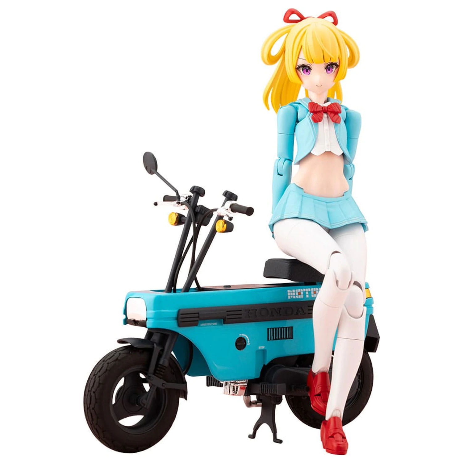 Megami Device Buster Doll Series Plastic Model Kit 1/1 Knight Alice with Honda AB12 Motocompo 15 cm  product photo