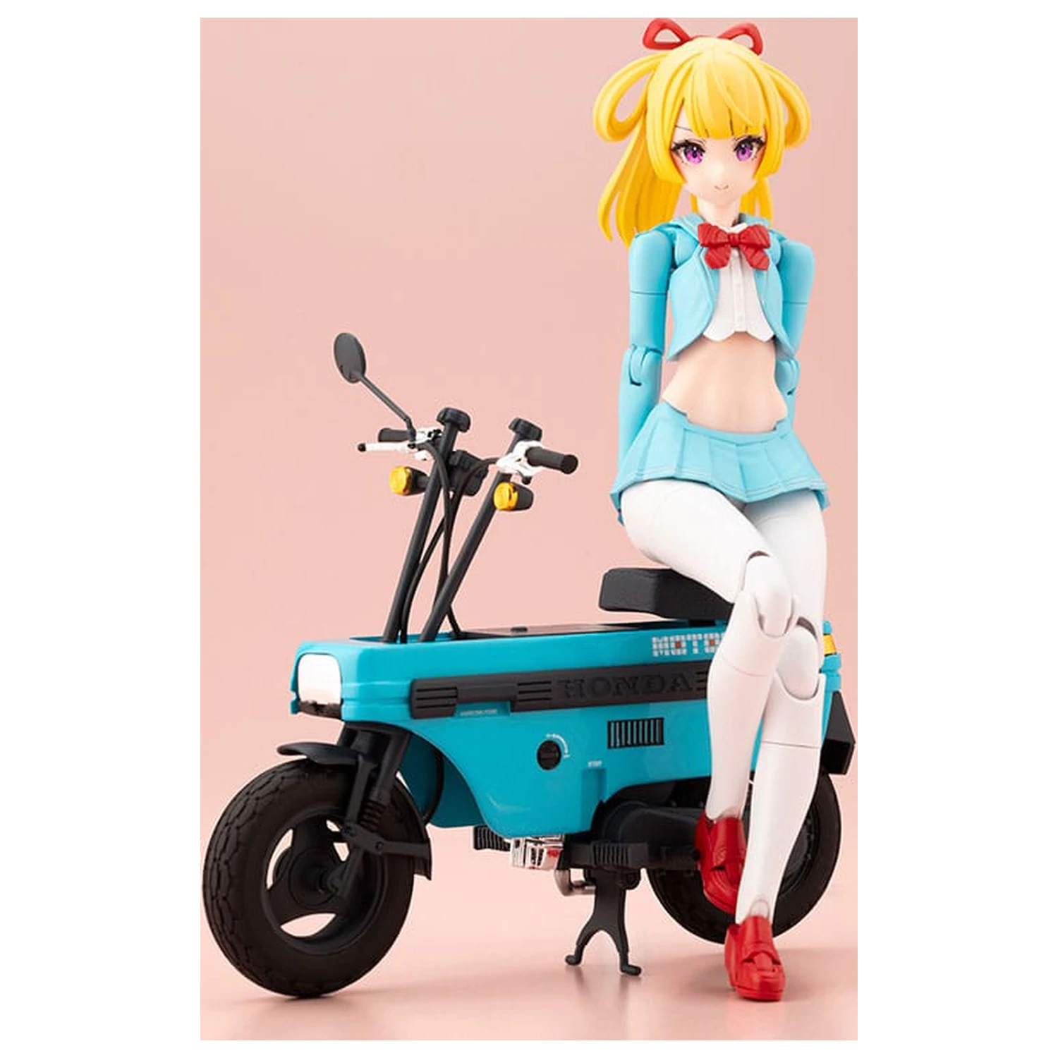 Megami Device Buster Doll Series Plastic Model Kit 1/1 Knight Alice with Honda AB12 Motocompo 15 cm  product photo