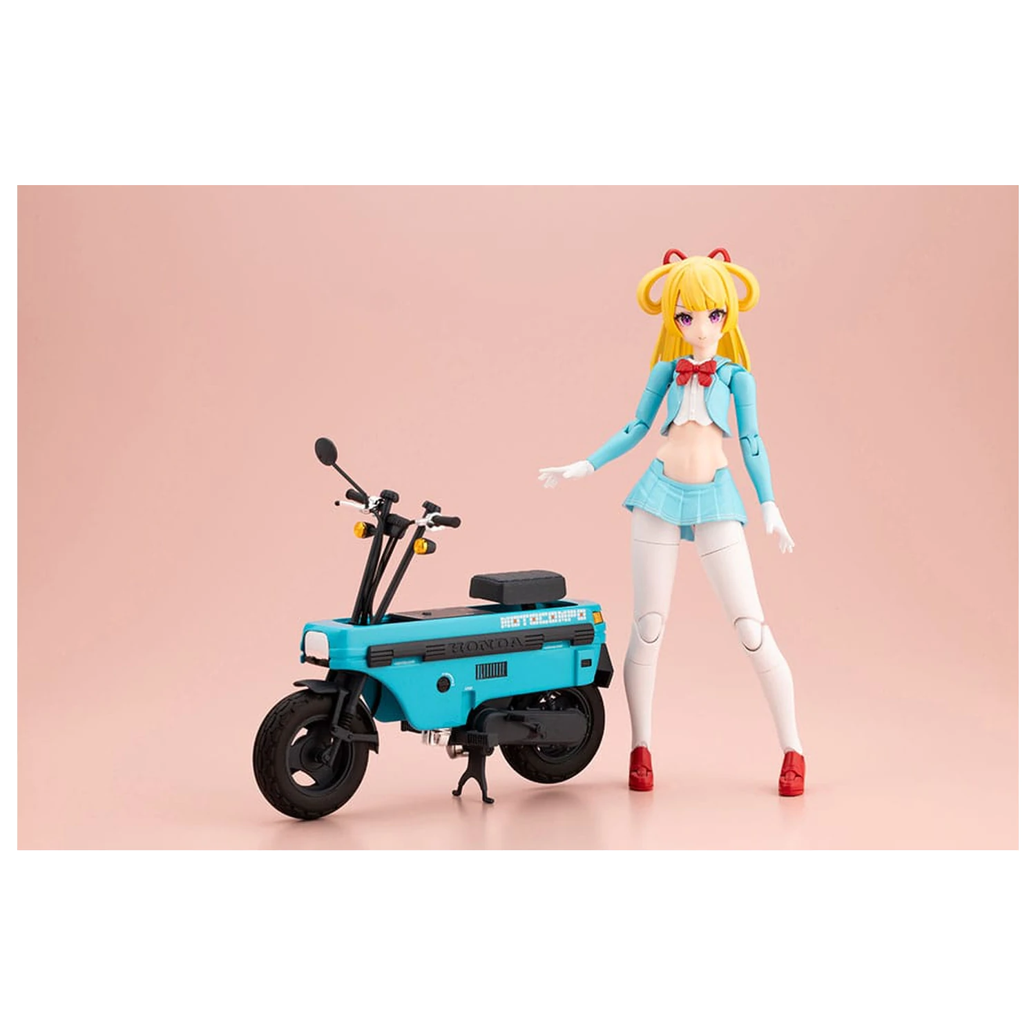 Megami Device Buster Doll Series Plastic Model Kit 1/1 Knight Alice with Honda AB12 Motocompo 15 cm  product photo