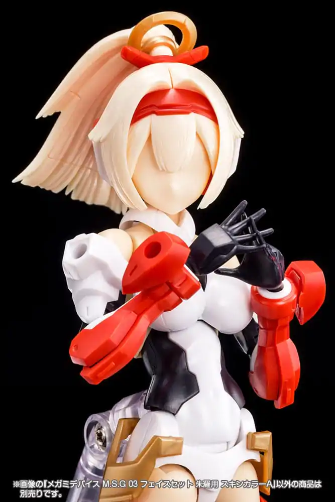 Megami Device M.S.G 03 Action Figure Accessory Set Face Asra Skin Color A product photo