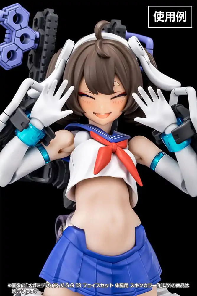Megami Device M.S.G 03 Action Figure Accessory Set Face Asra Skin Color D product photo