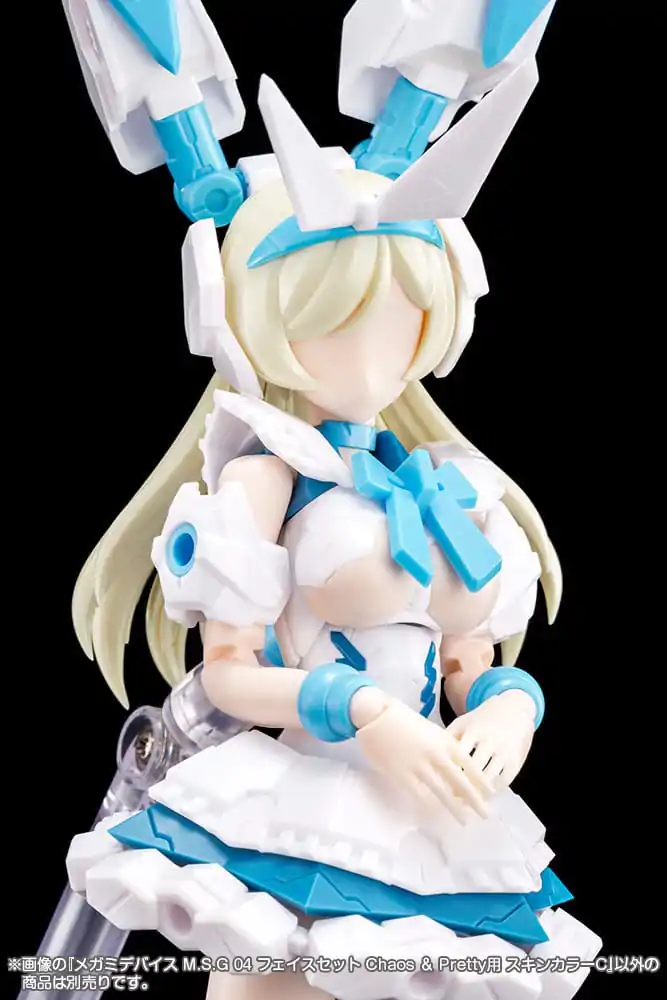 Megami Device M.S.G 04 Action Figure Accessory Set Face Chaos &amp; Pretty Skin Color C product photo