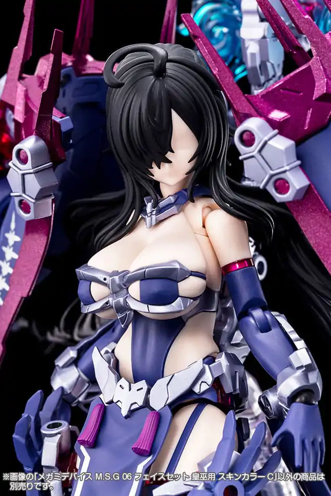 Megami Device M.S.G 05 Action Figure Accessory Set Face Auv Skin Color C product photo