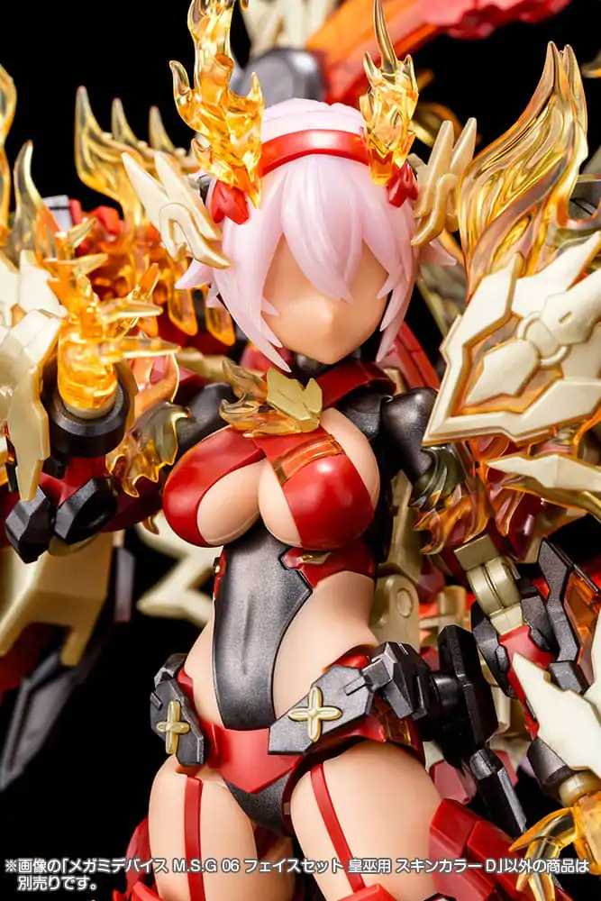 Megami Device M.S.G 05 Action Figure Accessory Set Face Auv Skin Color D product photo