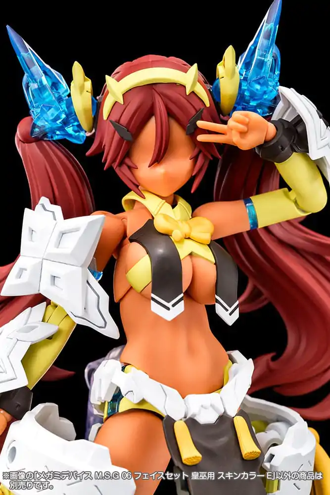 Megami Device M.S.G 05 Action Figure Accessory Set Face Auv Skin Color E product photo