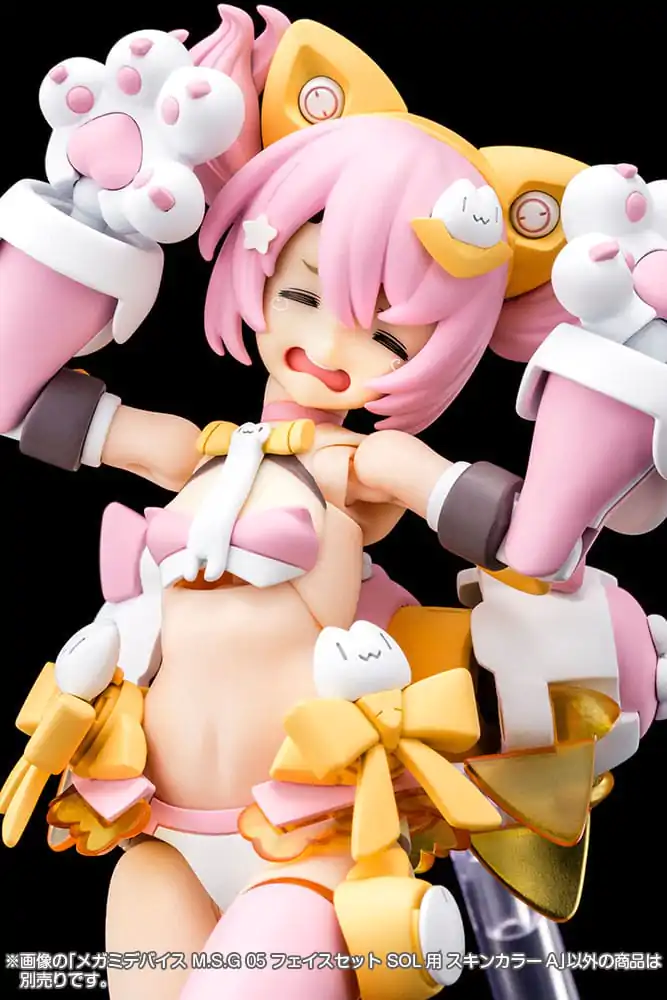Megami Device M.S.G 05 Action Figure Accessory Set Face Sol Skin Color A product photo