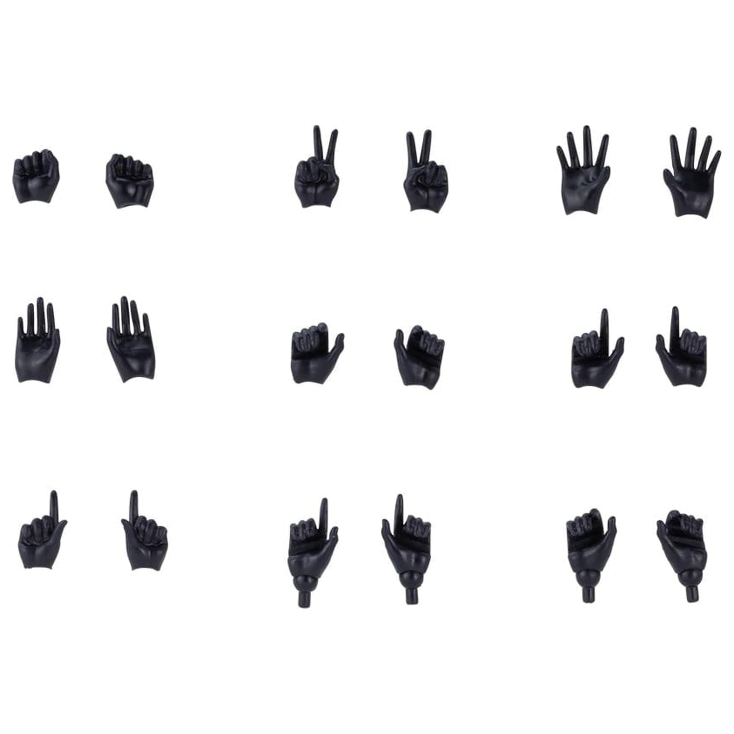 Megami Device M.S.G. Plastic Model Kit 1/1 09 Hand Set Skin Color Black product photo