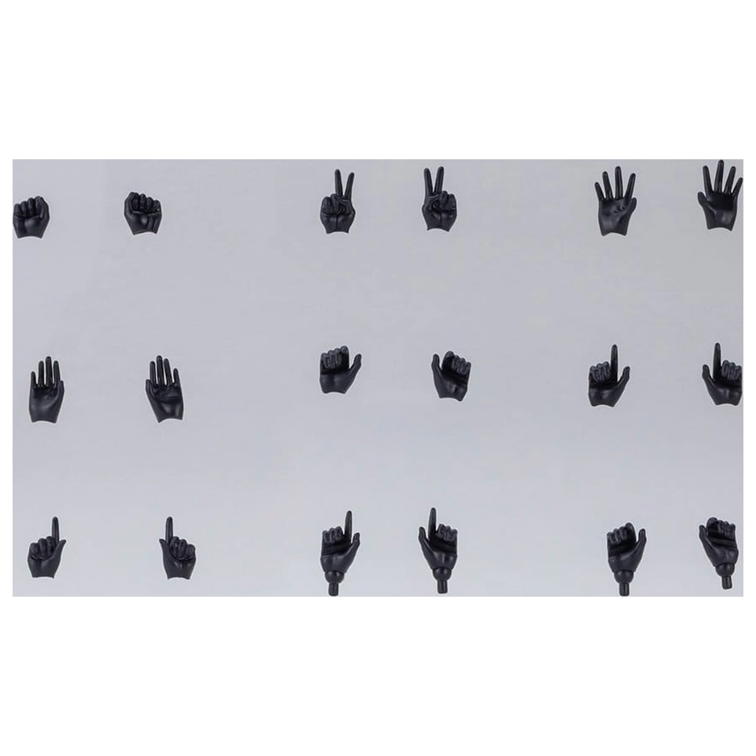 Megami Device M.S.G. Plastic Model Kit 1/1 09 Hand Set Skin Color Black product photo