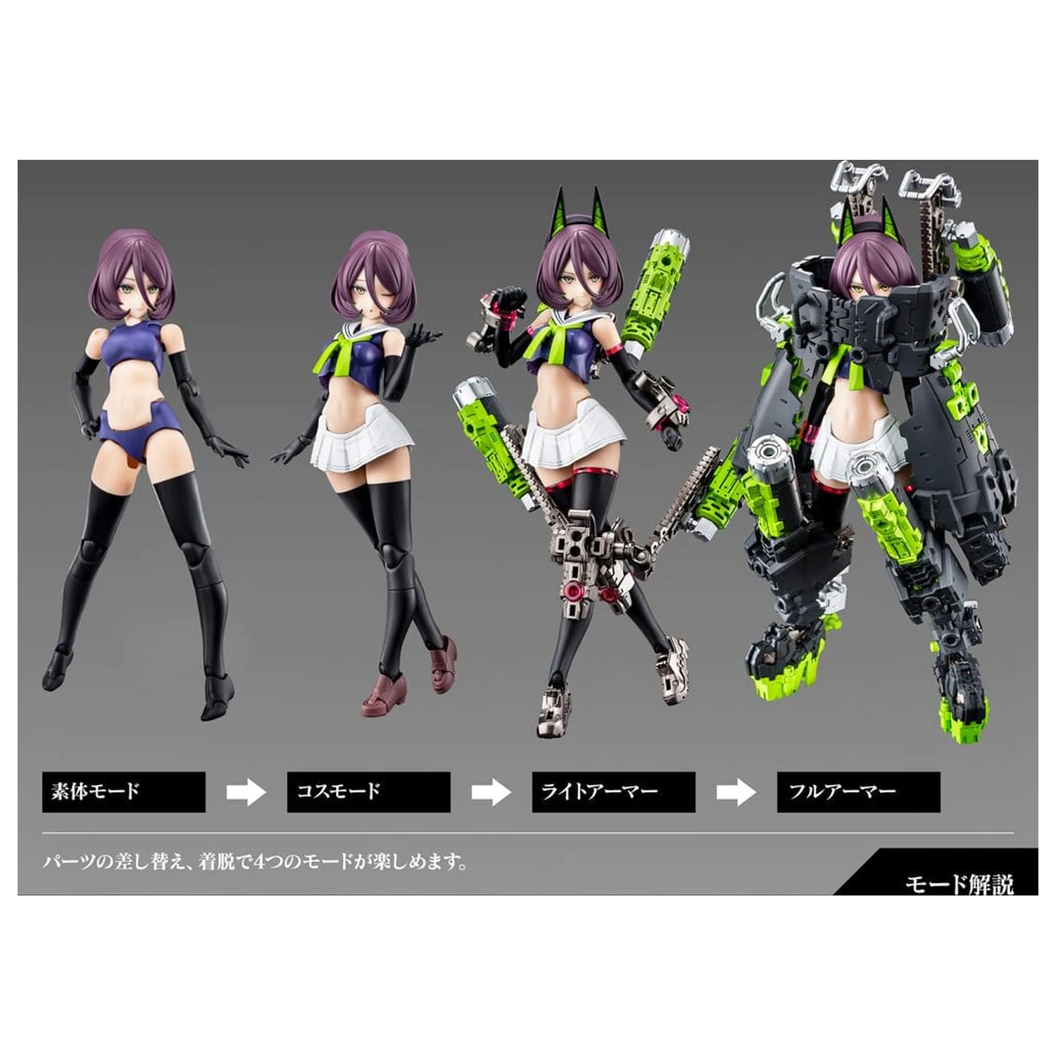 Megami Device Plastic Model Kit 1/1 Buster Doll Tank (Reproduction) 18 cm product photo