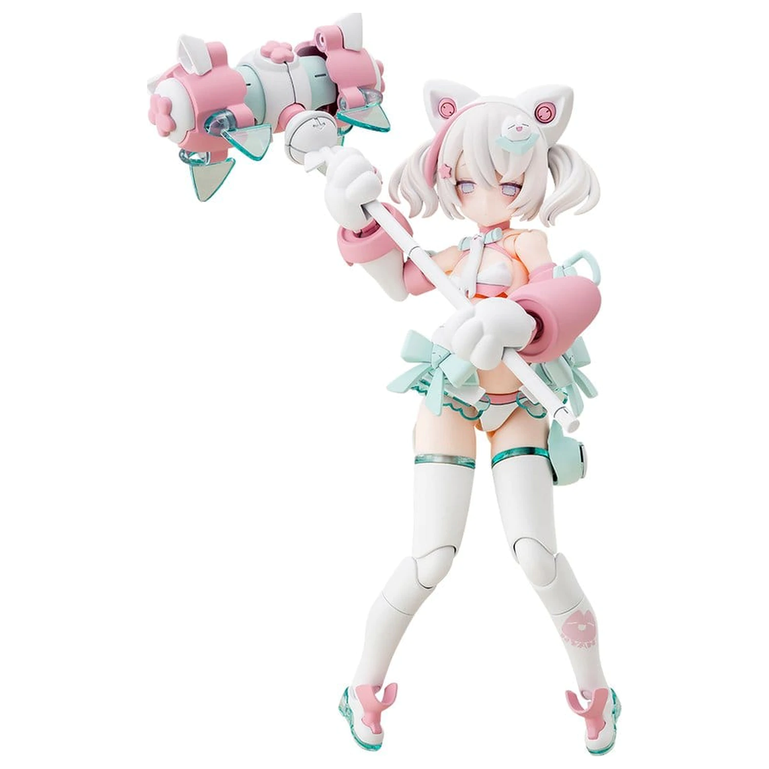 Megami Device Plastic Model Kit 1/1 Puni Mofu Shiro Mao 14 cm product photo