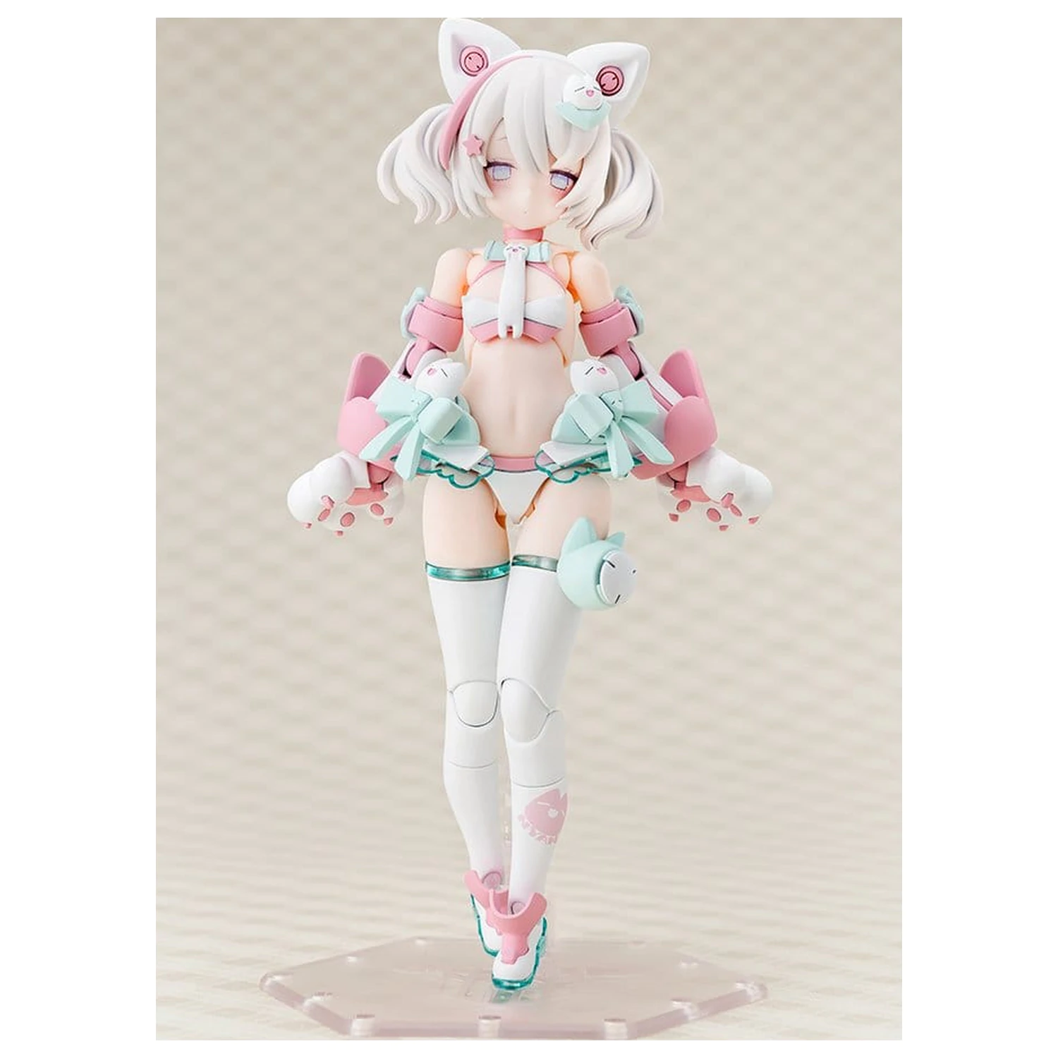 Megami Device Plastic Model Kit 1/1 Puni Mofu Shiro Mao 14 cm product photo