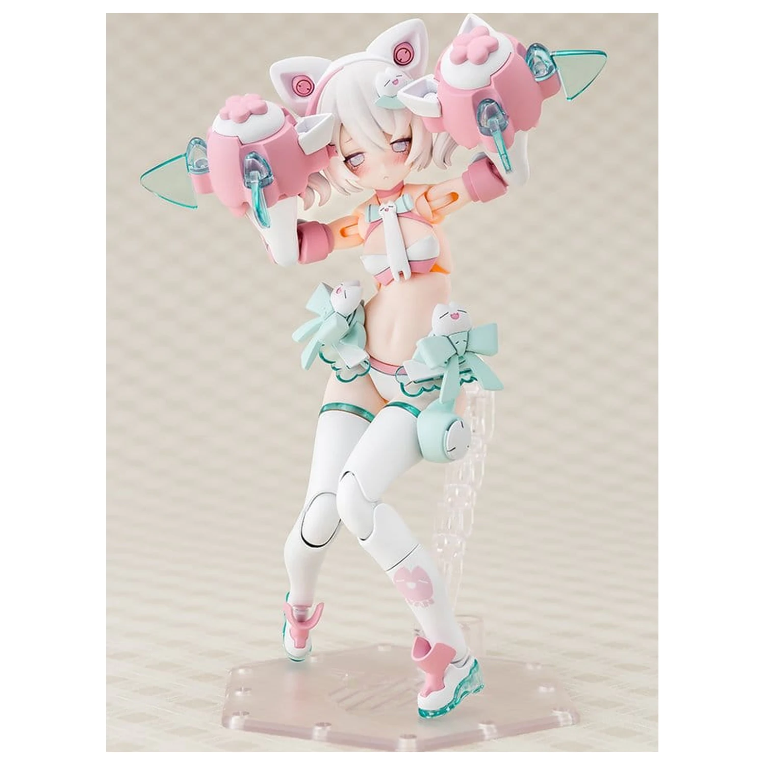 Megami Device Plastic Model Kit 1/1 Puni Mofu Shiro Mao 14 cm product photo