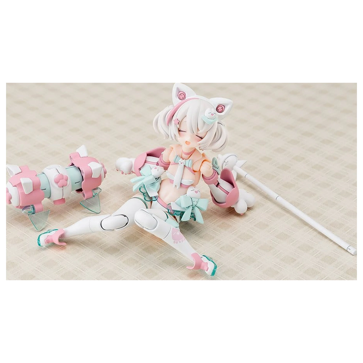 Megami Device Plastic Model Kit 1/1 Puni Mofu Shiro Mao 14 cm product photo