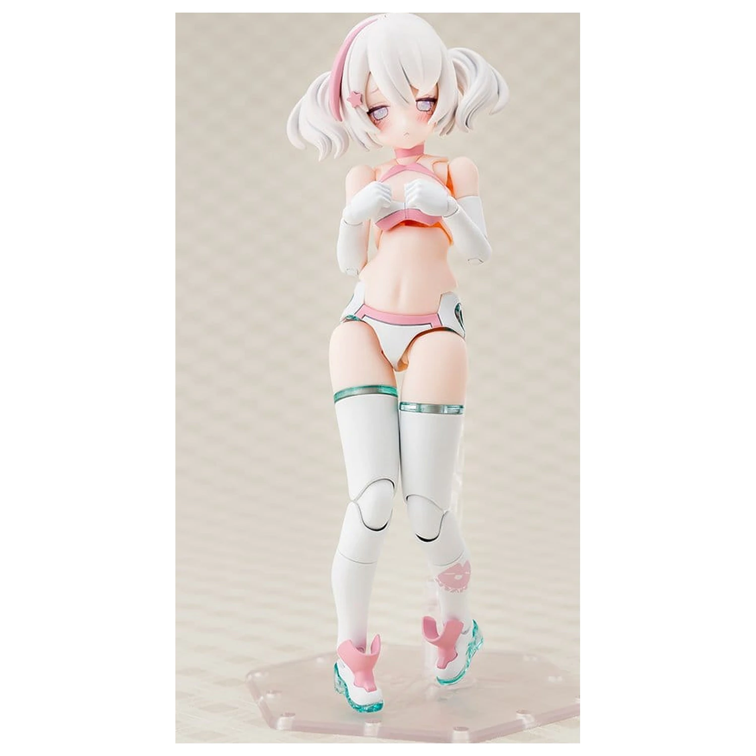 Megami Device Plastic Model Kit 1/1 Puni Mofu Shiro Mao 14 cm product photo