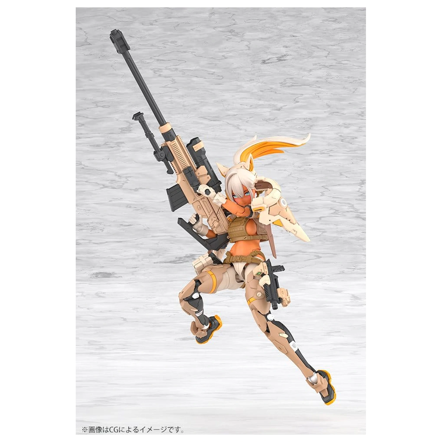 Megami Device Plastic Model 1/1 Yggdrasis Skoll Sharpshooter Tempest 16 cm product photo