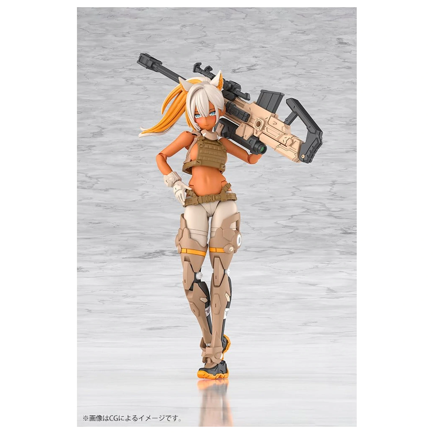Megami Device Plastic Model 1/1 Yggdrasis Skoll Sharpshooter Tempest 16 cm product photo