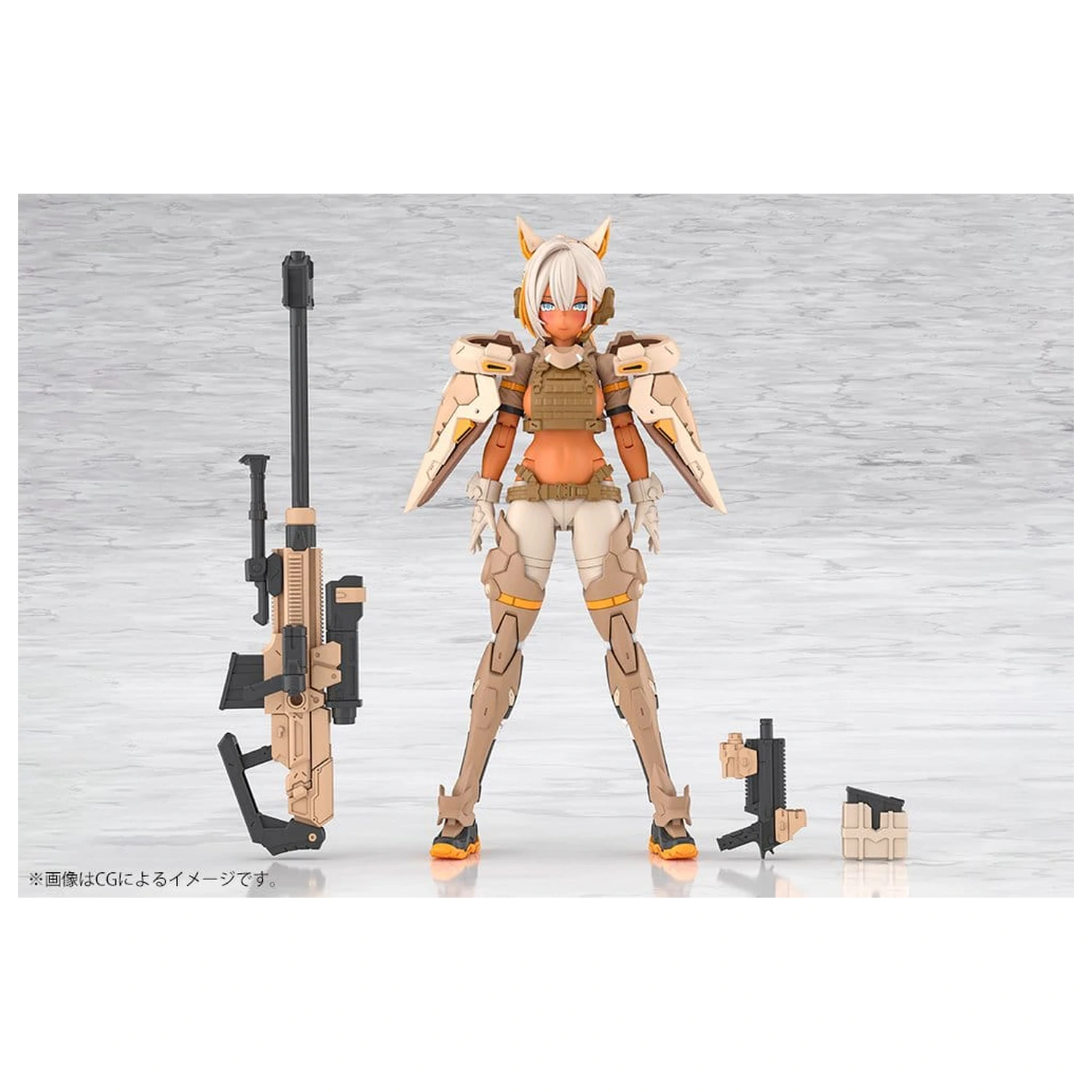 Megami Device Plastic Model 1/1 Yggdrasis Skoll Sharpshooter Tempest 16 cm product photo