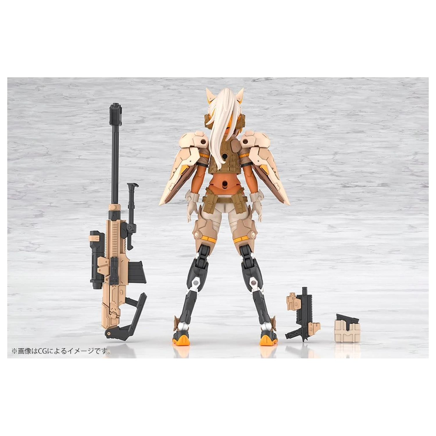 Megami Device Plastic Model 1/1 Yggdrasis Skoll Sharpshooter Tempest 16 cm product photo