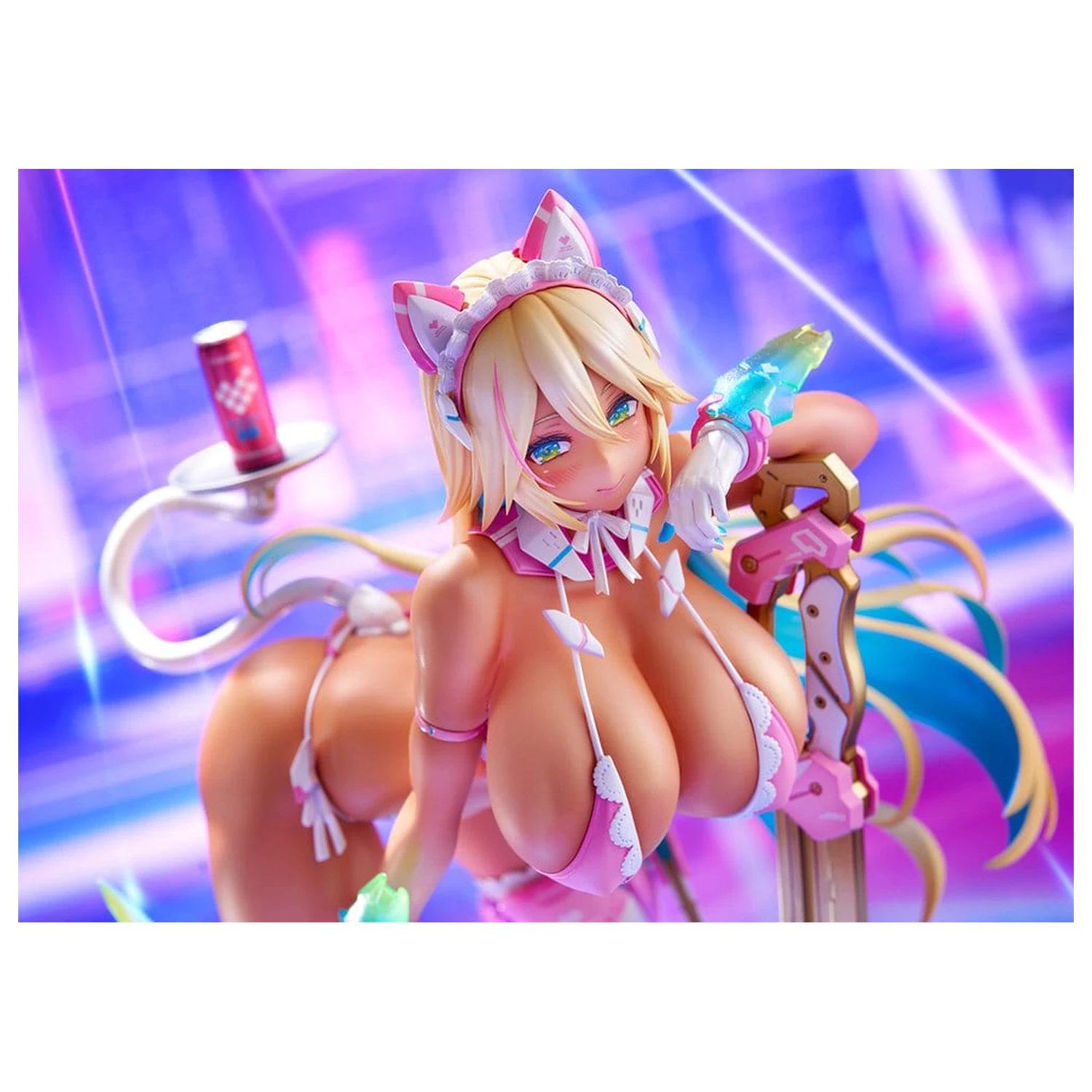 Meido-Busou PVC Figure 1/7 Ax Experimental Equipment - Ama gal camouflage Ver. 24 cm product photo