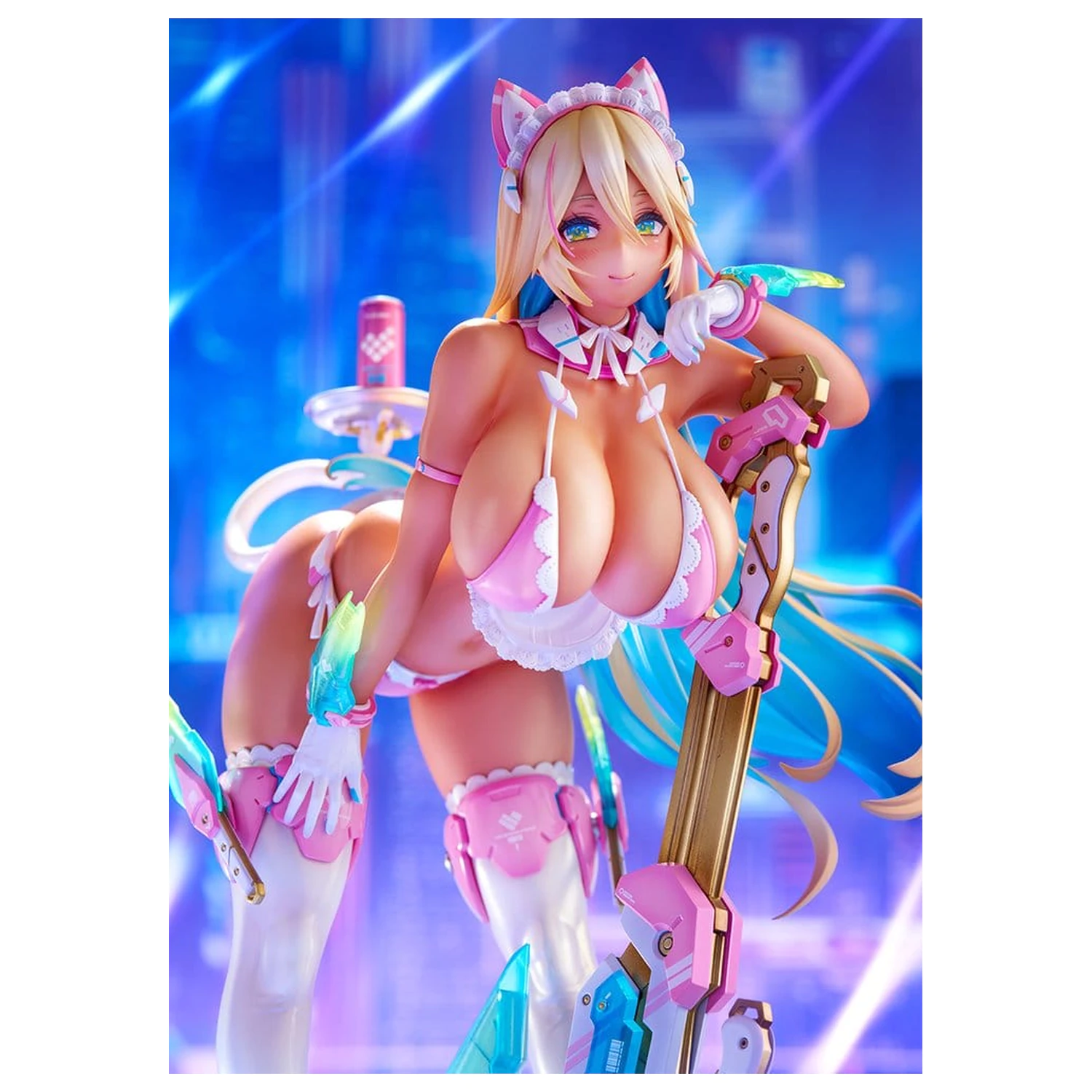 Meido-Busou PVC Figure 1/7 Ax Experimental Equipment - Ama gal camouflage Ver. 24 cm product photo