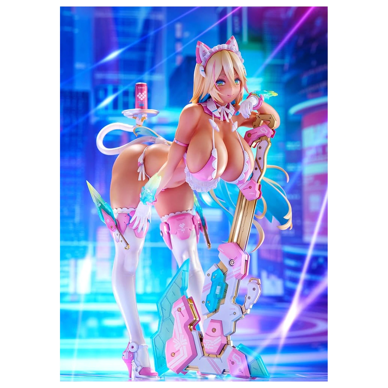 Meido-Busou PVC Figure 1/7 Ax Experimental Equipment - Ama gal camouflage Ver. 24 cm product photo
