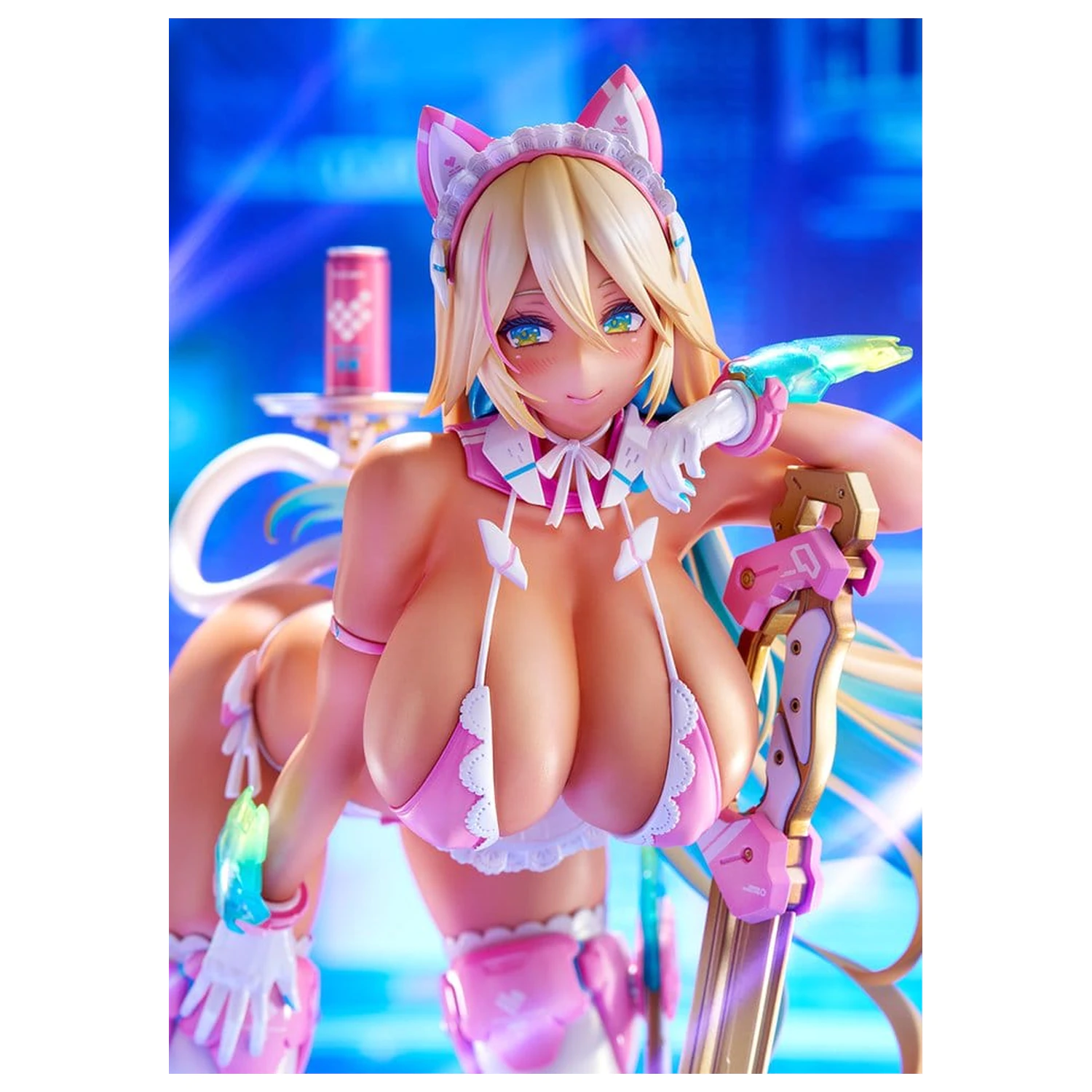 Meido-Busou PVC Figure 1/7 Ax Experimental Equipment - Ama gal camouflage Ver. 24 cm product photo