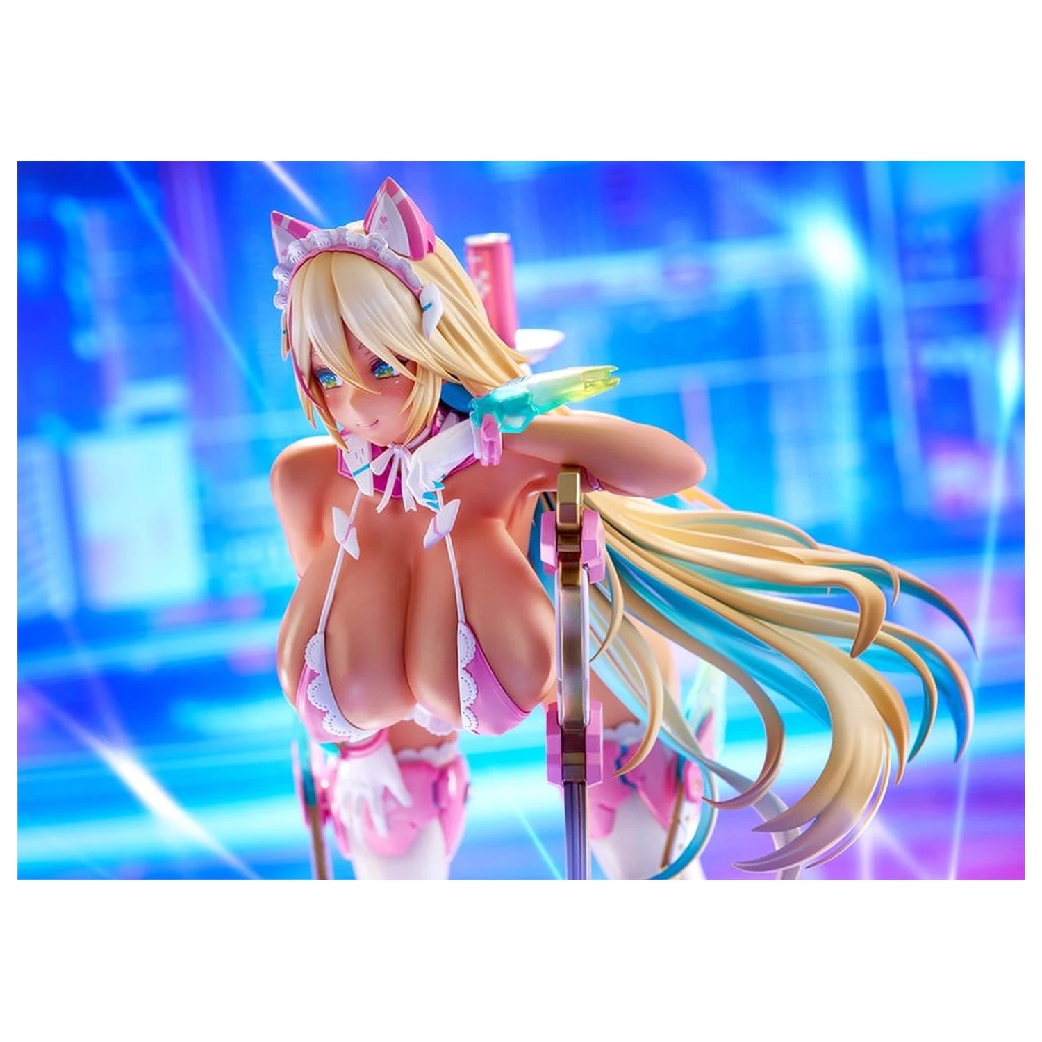 Meido-Busou PVC Figure 1/7 Ax Experimental Equipment - Ama gal camouflage Ver. 24 cm product photo