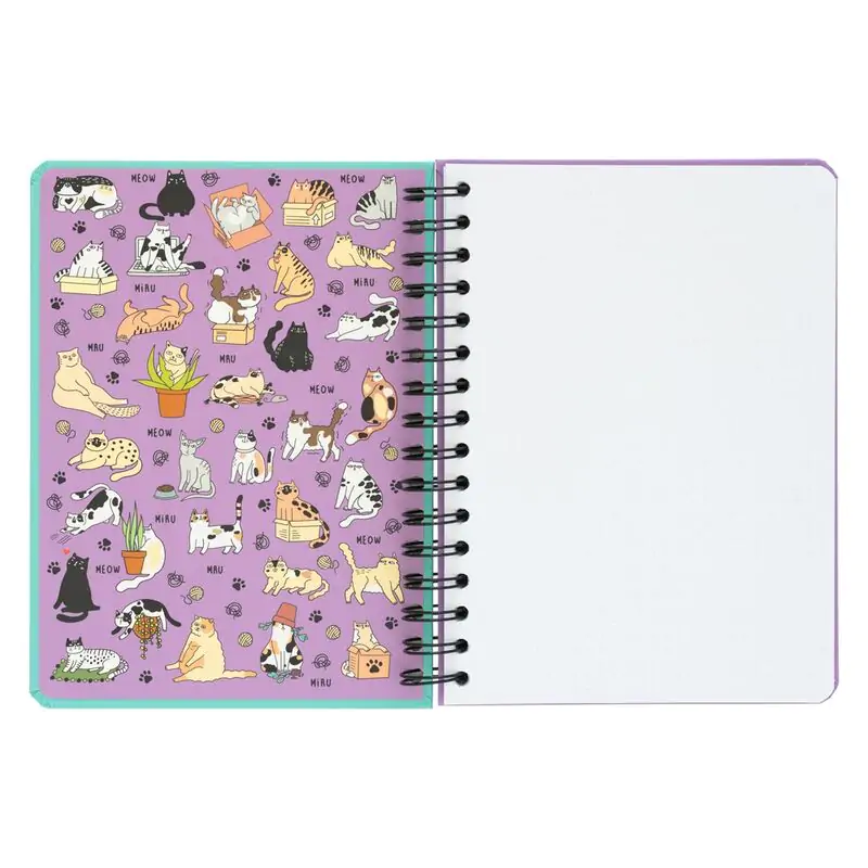 Meow Meow A5 notebook termékfotó